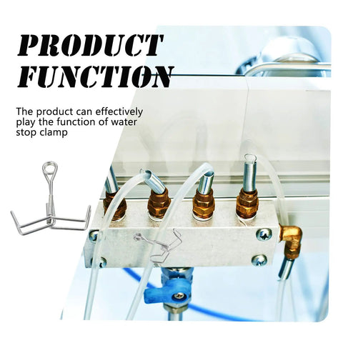 10 Pack Spring Water Flow Control Tube Clips For Lab Tubing Built To Last Durable Hose Clamps Easy To Use Tube Clips on test rig