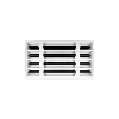 White 16x8 Modern AC Vent Cover For Ceiling Walls And Floors Decorative Linear Slot Diffuser Register Grille For HVAC Vents Easy Install