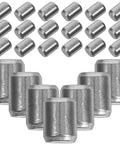 Solid Stainless Steel Cylindrical Dowel Pins Bulk Pack For Woodwork, Furniture Assembly And Industrial Builds, 50 rustproof silver pegs