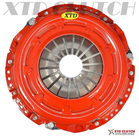 Stage 2 Smooth Clutch Kit For Ford Focus 2.0L DOHC 2005 2011 And 2.3L DOHC 2003 2007 Upgrade With OEM Spec Parts Strong Friction Fast Engagement Easy Install US Made Components Great Daily Driver Track Ready Performance red clutch pressure plate with diaphragm spring
