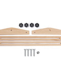 Stair Tread Template Tool Pro Grade Jig With Adjustable Length From 30.5 To 49 Inches, wooden components with bolts and knobs