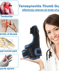 Thumb Brace Spica Splint For Arthritis Pain Relief And Tendonitis Support, medical professional holding brace, pain relief graphic