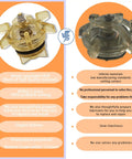 Comparison of upgraded OEM bonnet and poppet repair kit for 765 series with competitor's product.