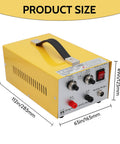 Side view of 30A Handheld Jewelry Spot Welder For Gold Silver Platinum And Steel Pro Grade Pulse Arc Welder Machine