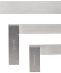 Garage Shop Ready Try Square Set With 2 Inch, 4 Inch, And 6 Inch Blades For Accurate Layouts And Right Angles