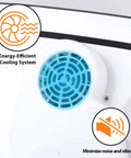 Energy-efficient cooling system on 28 Quart Portable Mini Fridge And Electric Cooler Warmer For Car With 12V Dc Plug.