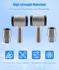 Heavy Duty 3/4 Inch.750 Heim Joint Rod End Kit for Engine Mounts, includes chromoly steel joints and fittings.
