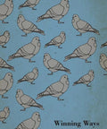 Illustrated cover of Modern Pigeon Racing Guide With Old School Tried And True Methods Insider Tips For Serious Fanciers.