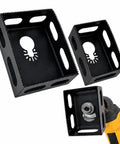 Two Pack Upgrade Pro Grade Drywall Outlet Cutter Set Fast Square and Rectangle Slot Cutters Outlet Boxes Clean Openings in Seconds