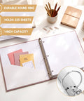 Ten Colorful 3 Ring Binders Set With Two Pockets Hardcover For School Office And Home Use Fits Standard 11 By 8 And A Half Inch Paper