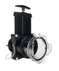 Must-Have RV Gate Valve With Built-In Clear Adapter And Four Bayonet Prongs, Fits 3 Inch Sewer Fittings, Easy Connection