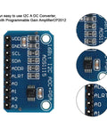 3 Pack ADS1115 16 Bit 4 Channel I2C Analog To Digital Converter Module With Programmable Gain Amplifier for Arduino and Raspberry Pi