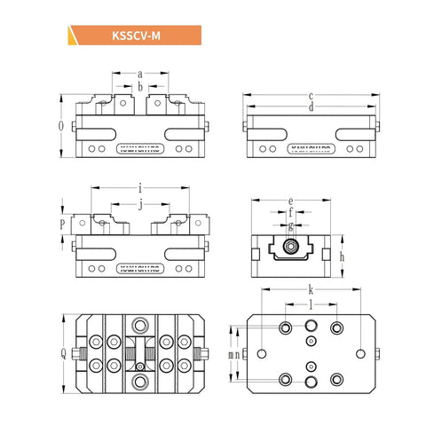 Technical drawing of Heavy Duty Self Centering Vise For CNC Machines Built Tough Rock Solid Zero Hassle Jaw Grip