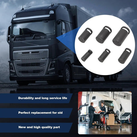 Pneumatic Pipe Removal Tool for 6mm, 8mm, 10mm, 12mm, 14mm, 16mm Lines with Quick Release Fits Volvo Truck and Kanala Parts 88800414 on Volvo truck background