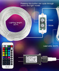 Color Changing Rope Lights Outdoor 33ft 100 LED String Lights With Plug And Remote Waterproof Twinkle Rope Light For Patio