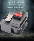 Heavy Duty Optical Fiber Cleaver Machine With Tungsten Steel Blade For High Precision Cable Cutting, compact design with automatic return knife.