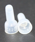 Close-up of 1000Pcs CE2 Closed End Wire Crimp Connectors Protective Cap Nylon Crimp Cap with Tin Plated Copper Ferrule Terminal