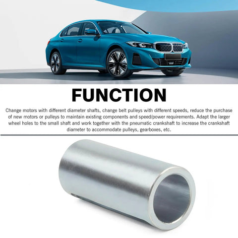 Rock Solid Stainless Steel Crank Shaft Pulley Adapter Three Quarters To One Inch Bore Reducer Bushing close-up view
