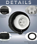 Honda Gas Cap Replacement Direct Fit Fuel Cap For Honda Accord Civic CR V Pilot details with materials and design overview