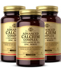 Calcium Complex For Strong Bones With Zinc, Boron, Vitamin D3 And K2, Non GMO Gluten Free Dairy Free, Includes 120 Tablets Pack Of 3