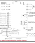 Wiring diagram for 7.5KW ATC CNC Router Spindle BT30 24000 RPM Air Cooled with Automatic Tool Change 380V VFD Inverter setup.