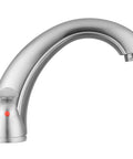 Treviso Widespread Roman Tub Faucet In Brushed Satin Nickel With Winged Two Lever Handles For Easy Temps And Water Pressure Control