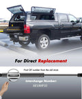 Heavy Duty Gas Lift Struts For Pickup Truck Camper Shell Smooth Rear Window Canopy Support Set That Swaps In No Sweat. Truck with opened shell.