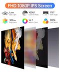 15.6 Inch Portable Monitor With 1080P IPS, Plug And Play USB C HDMI, showing color performance and viewing angles