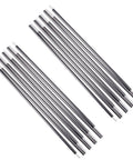 Lightweight 7001 Aircraft Grade Aluminum Tent Poles Replacement Kit Dual Pole Set For Camping Shock Cord Flexible And Durable Easy Setup And Takedown Twelve Point Eight Feet Long Heavy Duty Repair Solution.