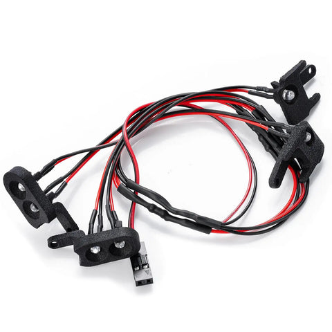 LED Lights Kit For RC Crawler Redcat Ascent 18 One Eighteen Scale With Front Spotlight And Taillights 3D Printed Resin Housing
