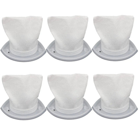 Six Pack EVF100 Vacuum Filter Set Compatible With Black And Decker HNV Series Hand Vacuums Including HNV220B HNV215B HNV115B HHS315J01 BDH7200CHV BDH9600CHV Not For HNVCF10