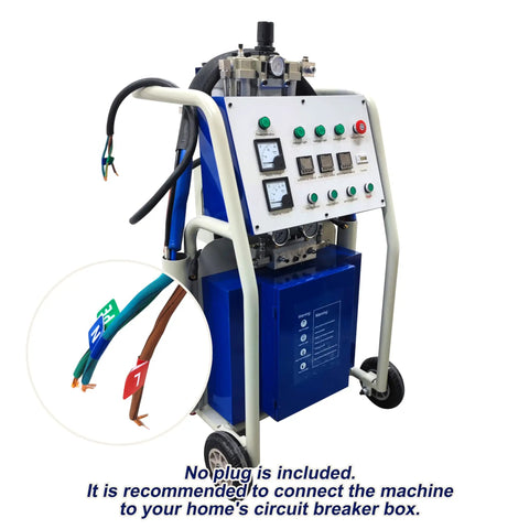 Badass High Pressure Polyurethane Foam Sprayer With Internal 13kw Heating Core And Lightweight Rig For Tough Jobsite Hustle And Smooth Insulation Coating Application At 110v