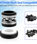 Jandy Zodiac VS FloPro Shaft Seal Replacement For FloPro FHPF FHPM Pool Pumps Ceramic And Carbon Mechanical PS 3890 Seal Durable High Temp Corrosion Resistant Pump Part Built To Last, shaft seal close-up