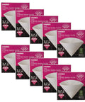 V60 Size 02 White Coffee Filters, 40 Count Box, 10 Pack Value Set Totaling 400 Sheets For Pour Over Brewers And Drip Machines