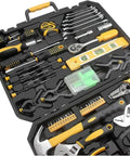 158 Piece Socket Wrench Auto Repair Tool Set With Mixed Hand Tools In Durable Toolbox Storage Case Ready To Use Out Of The Box