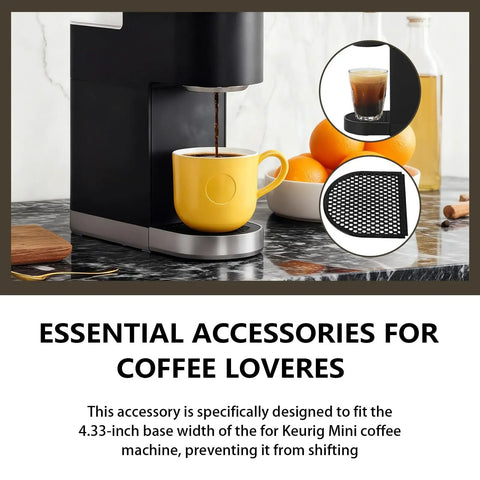 Snap On Drip Tray Cover Replacement Part For K Mini Coffee Maker, Easy Fit With A Four And A Half Inch Base, No Slip Secure Mount