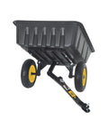 Heavy Duty Lawn Trailer With 600 Lb Capacity, 10 Cu Ft Poly Tub, Built Tough With Rugged All Steel Frame And Rust Resistant Finish