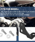 Throttle Cable Bracket With Easy Install Mounting Screws Black Compatible With Hi Ram LS 36 Inch EFI Intake For 300-116 300-117.