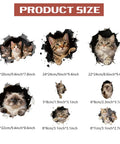 Eight Piece Cat Break Through Wall Iron On Transfers Kit With Eight Kitten Designs For T Shirts Hoodies Jackets Washable DTF