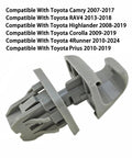 Gray Two Pack Sun Visor Bracket Clips Holder For Toyota Camry Corolla Highlander RAV4 with compatibility text