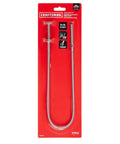 24-inch flexible grabber tool with free-moving plunger action for retrieving screws and small parts in tight spaces.