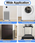 8 Pack Anti Vibration Pads For Washing Machines And More Ribbed Rubber Damping Mats With EVA Center used under appliances