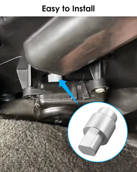 Aluminum Alloy Temperature Door Servo Coupling For Dodge Ram 1500 1999 2000 2001 Ram 2500 1999 2002 and Ram 3500 2 Pack Replacement Part 05012923AB installed view