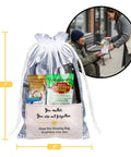 Five Complete Hygiene Care Packages For The Homeless With Socks Soap Toothbrush Toothpaste First Aid Wipes Lip Balm And Food Ideal Outreach Blessing Bags For Charity And Street Outreach Programs shown in a clear bag.