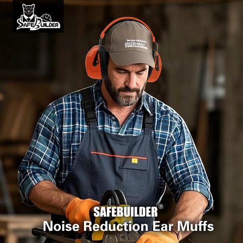 Heavy Duty Ear Protection Muffs With Up To 32dB Noise Reduction Adjustable Hearing Protection For Work Mowing Construction
