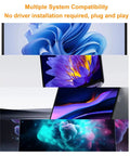 Hassle Free 4 Port KVM Switch With 4K 60Hz Video Sharing And Dual Computer Control showing multiple screens in use, highlighting system compatibility.