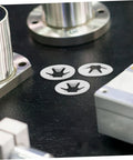 Close-up of Stainless Steel Retaining Ring Assortment Kit With 30 Pieces Heavy Duty Snap Ring Sets and Bearing Clamps for machinery.