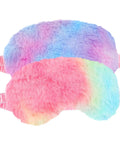 Two Pack Plush Sleep Eye Masks Set, Ultra Soft Faux Fur Blindfold For Travel And Power Naps, Cozy Room-Blocking Shade For Women Men And Kids