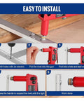 Installation process of Heavy Duty Aluminum Blind Rivets Kit 4.8mm Diameter Flanged Pop Rivets 16mm 20mm 25mm Lengths