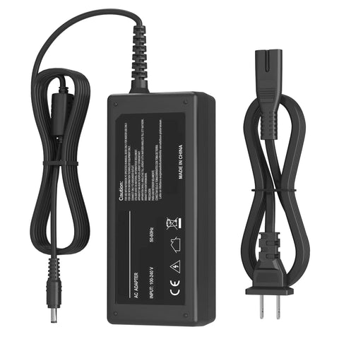 AC DC Charger Power Supply For Silhouette Cameo 5 Alpha The Ultimate Precision Cutting Machine Replacement Cord 100 240V 50 60Hz Plug And Play Universal Adapter Compatible With Silhouette Cameo Series, shown with cords and plug